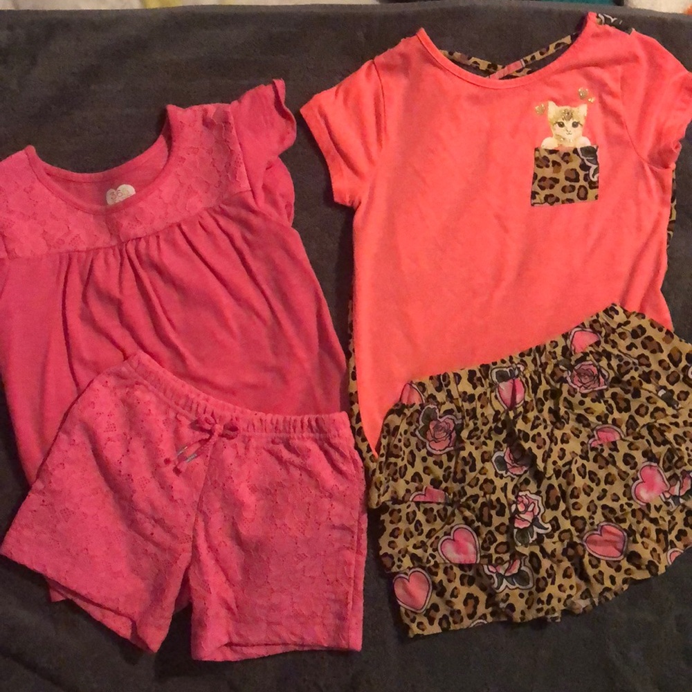 Girls 4 pieces 2 sets